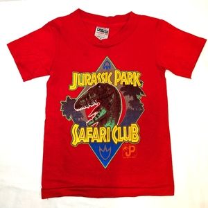 1993 Kid's Jurassic Park T-Shirt Vintage